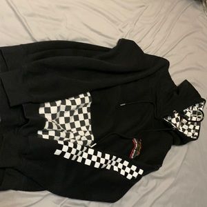 California republic hoodie, checkered. size medium